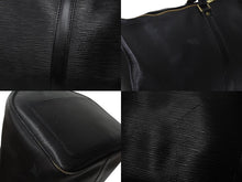 Load image into Gallery viewer, LOUIS VUITTON ルイヴィトン キーポル55 ボストンバッグ ゴールド金具 M59052 エピレザーブラック 美品 中古 4c070584