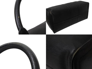 LOUIS VUITTON ルイヴィトン キーポル55 ボストンバッグ ゴールド金具 M59052 エピレザーブラック 美品 中古 4c070584