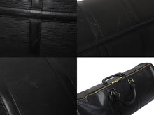 Load image into Gallery viewer, LOUIS VUITTON ルイヴィトン キーポル55 ボストンバッグ ゴールド金具 M59052 エピレザーブラック 美品 中古 4c070584