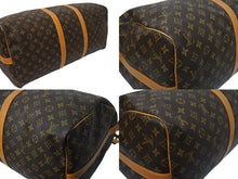 Load image into Gallery viewer, LOUIS VUITTON ルイヴィトン キーポルバンドリエール55 ボストンバッグ M41414 モノグラム PVC レザー ブラウン 美品 中古 4c070585