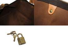 Load image into Gallery viewer, LOUIS VUITTON ルイヴィトン キーポルバンドリエール55 ボストンバッグ M41414 モノグラム PVC レザー ブラウン 美品 中古 4c070585