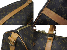 Load image into Gallery viewer, LOUIS VUITTON ルイヴィトン ボストンバッグ キーポルバンドリエール45 モノグラム M41418 ブラウン ゴールド金具 美品 中古 4c070586