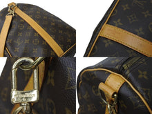 Load image into Gallery viewer, LOUIS VUITTON ルイヴィトン モノグラム キーポル55 ボストンバッグ ブラウン ロゴ ゴールド金具 M41414 美品 中古 4c070587
