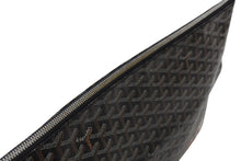 Load image into Gallery viewer, GOYARD ゴヤール セナGM クラッチバッグ SENAT2GMLTY01CL01P レザー PVC ブラック シルバー金具 美品 中古 4c070594