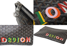 Load image into Gallery viewer, GOYARD ゴヤール セナGM クラッチバッグ SENAT2GMLTY01CL01P レザー PVC ブラック シルバー金具 美品 中古 4c070594