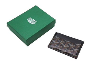 GOYARD ゴヤール カードケース サンシュルピス カードケース STSULPPMLTY01CL01X ブラック 美品 中古 4c070614