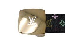 Load image into Gallery viewer, LOUIS VUITTON ルイヴィトン ベルト M6890 モノグラム マルチカラー ノワール ブラック ベルト 5穴 美品 中古 4c070619