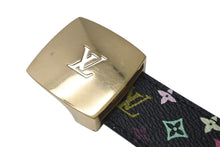 Load image into Gallery viewer, LOUIS VUITTON ルイヴィトン ベルト M6890 モノグラム マルチカラー ノワール ブラック ベルト 5穴 美品 中古 4c070619