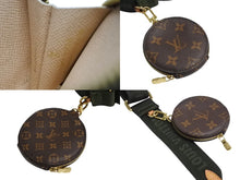 Load image into Gallery viewer, 極美品 LOUIS VUITTON ルイヴィトン ミュルティポシェット アクセソワール カーキ ショルダーバッグ モノグラム M44813 中古 4c070672
