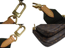 Load image into Gallery viewer, 極美品 LOUIS VUITTON ルイヴィトン ミュルティポシェット アクセソワール カーキ ショルダーバッグ モノグラム M44813 中古 4c070672
