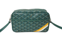 Load image into Gallery viewer, 新品同様 GOYARD ゴヤール カップヴェールPM マーカージュ ショルダーバッグ グリーン シルバー金具 ゴヤールディンキャンバス 中古 4c070681