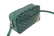 Load image into Gallery viewer, 新品同様 GOYARD ゴヤール カップヴェールPM マーカージュ ショルダーバッグ グリーン シルバー金具 ゴヤールディンキャンバス 中古 4c070681
