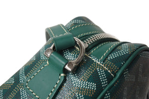 新品同様 GOYARD ゴヤール カップヴェールPM マーカージュ ショルダーバッグ グリーン シルバー金具 ゴヤールディンキャンバス 中古 4c070681