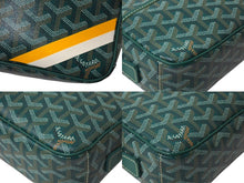 Load image into Gallery viewer, 新品同様 GOYARD ゴヤール カップヴェールPM マーカージュ ショルダーバッグ グリーン シルバー金具 ゴヤールディンキャンバス 中古 4c070681