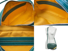 Load image into Gallery viewer, 新品同様 GOYARD ゴヤール カップヴェールPM マーカージュ ショルダーバッグ グリーン シルバー金具 ゴヤールディンキャンバス 中古 4c070681