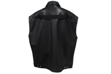 Load image into Gallery viewer, 新品同様 RickOwens リックオウエンス レザーベスト ジャケット RU21S6776-LC モルドバ製 ブラック シルバー金具 サイズ42 中古 4c070682