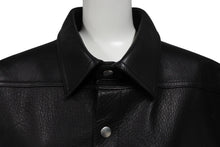 Load image into Gallery viewer, 新品同様 RickOwens リックオウエンス レザーベスト ジャケット RU21S6776-LC モルドバ製 ブラック シルバー金具 サイズ42 中古 4c070682