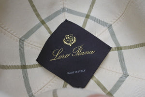 Loro Piana ロロ ピアーナ ニットキャップ ニット ビーニー ロゴアップリケ カシミア コットン イタリア製 ブラウン 美品 中古 4c070688