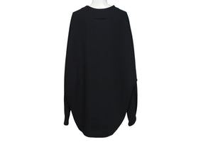 UNITED ARROWS & SONS by DAISUKE OBANA ESEENS ユナイテッドアローズアンドサンズ クルーネックロングスリーブシャツ ブラック Lサイズ 5512-299-0611 美品 中古 4c070690