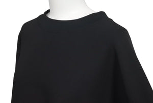 UNITED ARROWS & SONS by DAISUKE OBANA ESEENS ユナイテッドアローズアンドサンズ クルーネックロングスリーブシャツ ブラック Lサイズ 5512-299-0611 美品 中古 4c070690