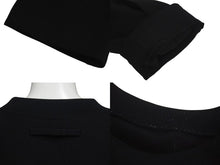 Load image into Gallery viewer, UNITED ARROWS &amp; SONS by DAISUKE OBANA ESEENS ユナイテッドアローズアンドサンズ クルーネックロングスリーブシャツ ブラック Lサイズ 5512-299-0611 美品 中古 4c070690
