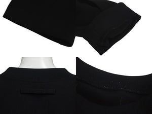 UNITED ARROWS & SONS by DAISUKE OBANA ESEENS ユナイテッドアローズアンドサンズ クルーネックロングスリーブシャツ ブラック Lサイズ 5512-299-0611 美品 中古 4c070690