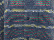 画像をギャラリービューアに読み込む, 未使用 Supreme シュプリーム Woven Stripe Shirt ウーブンストライプシャツ サイズ XL ネイビー 中古 4c070695 