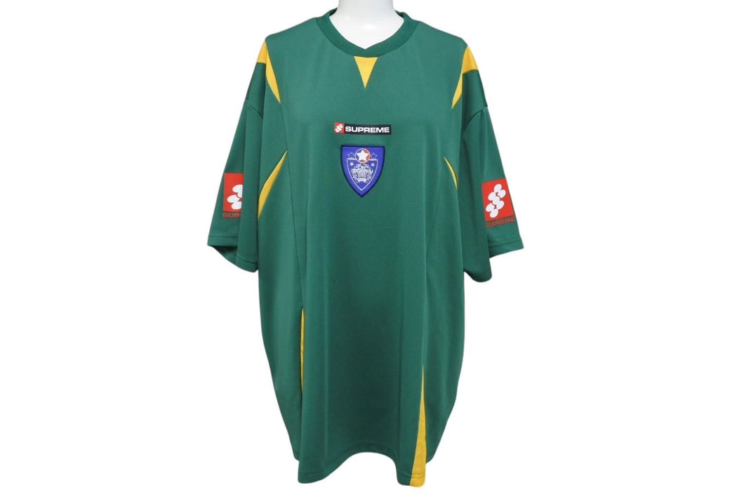 未使用 Supreme シュプリーム クレスト サッカー ジャージ クレスト サッカー ジャージ サイズ L グリーン 中古 4c070696 
