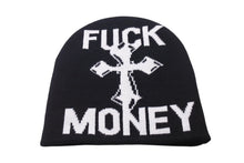 画像をギャラリービューアに読み込む, 未使用 Supreme シュプリーム FUCK MONEY BEANIE ファックマニービーニー ワンサイズ ブラック 中古 4c070698 