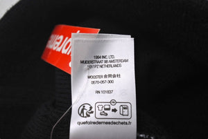 未使用 Supreme シュプリーム FUCK MONEY BEANIE ファックマニービーニー ワンサイズ ブラック 中古 4c070698 