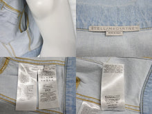 Load image into Gallery viewer, 新品未使用 Stella McCartney ステラマッカートニー デニムジャケット 604124 イタリア製 ブルー シルバー サイズ36 中古 4c070721