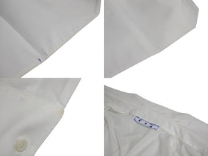 極美品 OFF WHITE オフホワイト Popeline アシンメトリー シャツドレス OWDB280R21FAB0001 ホワイト サイズ38 中古 4c070726 