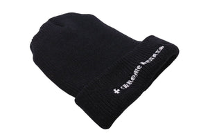 新品未使用 CHROME HEARTS クロムハーツ ニットキャップ ビーニー サマーニット ブラック ウール ONE SIZE 刺繍 中古 4c070747
