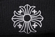 Load image into Gallery viewer, 新品未使用 CHROME HEARTS クロムハーツ ニットキャップ ビーニー サマーニット ブラック ウール ONE SIZE 刺繍 中古 4c070747