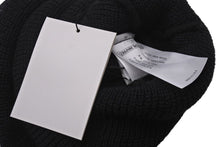 Load image into Gallery viewer, 新品未使用 CHROME HEARTS クロムハーツ ニットキャップ ビーニー サマーニット ブラック ウール ONE SIZE 刺繍 中古 4c070747