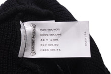 Load image into Gallery viewer, 新品未使用 CHROME HEARTS クロムハーツ ニットキャップ ビーニー サマーニット ブラック ウール ONE SIZE 刺繍 中古 4c070747