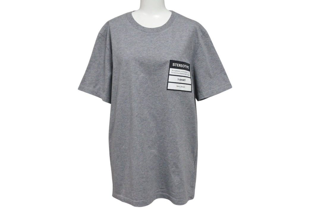 Maison Margiela メゾンマルジェラ Stereotype T shirts Tシャツ S50GC0609 S23594 サイズ 48 グレー 美品 中古 4c070761