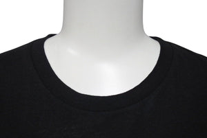 Saint laurent サンローラン クロップド 半袖Tシャツ 693298 サイズ M YSL ロゴ ブラック コットン 美品 中古 4c070769