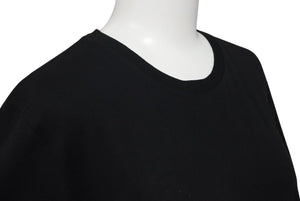 Saint laurent サンローラン クロップド 半袖Tシャツ 693298 サイズ M YSL ロゴ ブラック コットン 美品 中古 4c070769