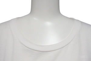極美品 SAINT LAURENT サンローラン 半袖Tシャツ ブランドロゴ コットン ホワイト 551370 サイズS 中古 4c070770 