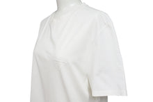 画像をギャラリービューアに読み込む, 美品 PRADA プラダ 半袖Tシャツ UJN712 サイズS トライアングルロゴ ホワイト 刺繍ロゴ コットン 中古 4c070782 