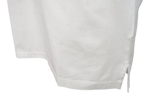 美品 PRADA プラダ 半袖Tシャツ UJN712 サイズS トライアングルロゴ ホワイト 刺繍ロゴ コットン 中古 4c070782 