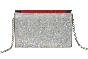 Christian Louboutin クリスチャン ルブタン ショルダーバッグ パーティバッグ スワロフスキー 美品 中古 4c070796 