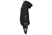 Load image into Gallery viewer, E.R.D. ENFANTS RICHES DÉPRIMÉS アンファン・リッシュ・デプリメ ASPHYXIATION ASSEMBLAGE ZIP HOODIE ジップパーカー パイル ブラック 黒 ウォッシュ加工 美品 中古 4c070822