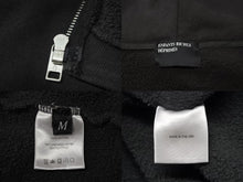 Load image into Gallery viewer, E.R.D. ENFANTS RICHES DÉPRIMÉS アンファン・リッシュ・デプリメ ASPHYXIATION ASSEMBLAGE ZIP HOODIE ジップパーカー パイル ブラック 黒 ウォッシュ加工 美品 中古 4c070822
