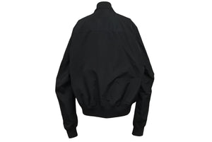 Rick Owens リックオウエンス BAUHAUS FLIGHT JACKET ボンバージャケット ポリエステル ブラック シルバー 42 美品 中古 4c070829