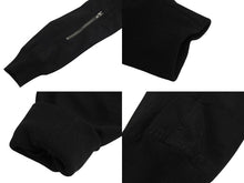 Load image into Gallery viewer, Rick Owens リックオウエンス BAUHAUS FLIGHT JACKET ボンバージャケット ポリエステル ブラック シルバー 42 美品 中古 4c070829
