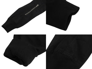 Rick Owens リックオウエンス BAUHAUS FLIGHT JACKET ボンバージャケット ポリエステル ブラック シルバー 42 美品 中古 4c070829