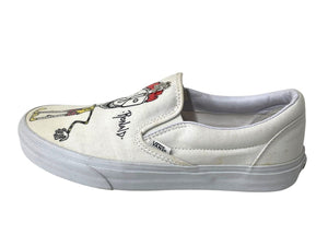 CHROME HEARTS クロムハーツ MATTY BOY マッティボーイ VANS バンズ スリッポン ダガー 27cm シルバ−925 美品 中古 4c070834