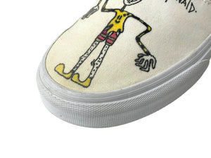 CHROME HEARTS クロムハーツ MATTY BOY マッティボーイ VANS バンズ スリッポン ダガー 27cm シルバ−925 美品 中古 4c070834